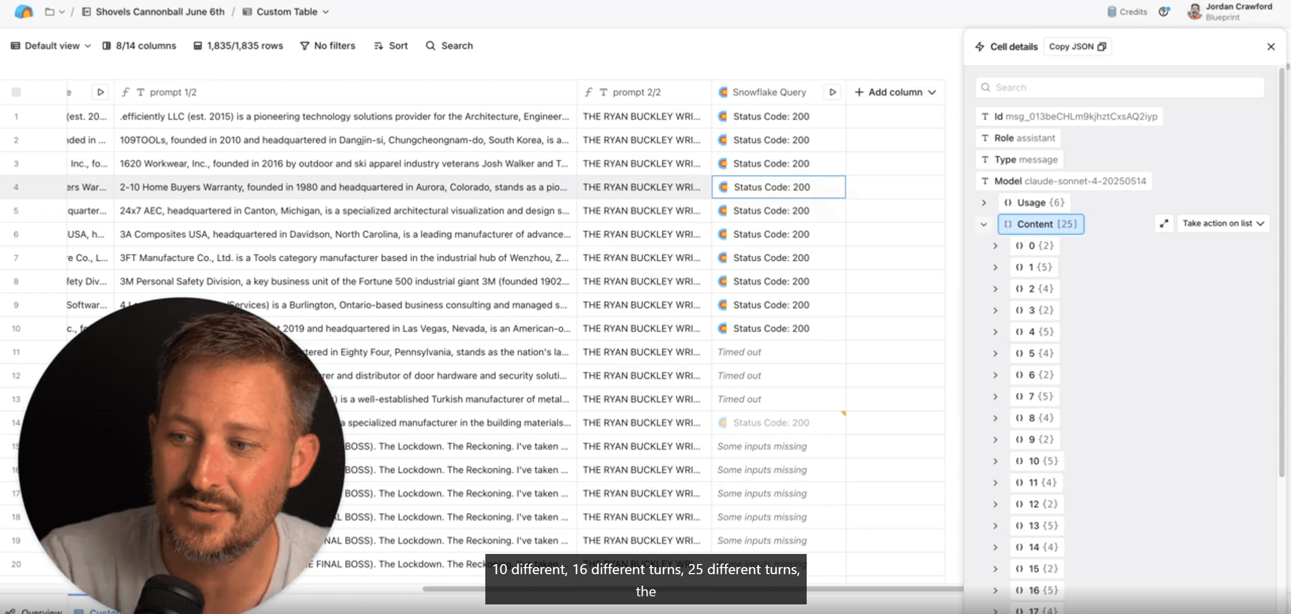 Social proof screenshot from Jordan